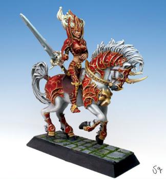 Red Lioness on a War Horse by Margo