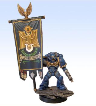 Space Marine Standard Bearer by Brokenblade