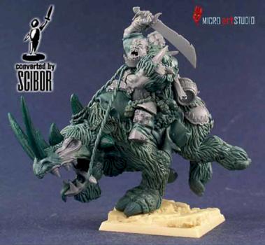 OGRE KINGDOMS Ogre Tyrant on Rhinox - converted by Scibor