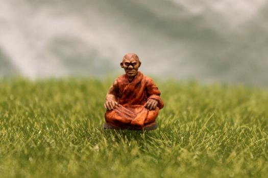 Meditating Monk by WolfmanHBG