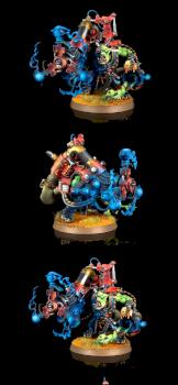 Orks Big Mek with Shokk Attack Gun by Dk suwit