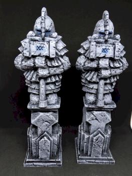 scenography statue estatuas DWARFS ENANOS AOS WARHAMMER by juanlurockerman