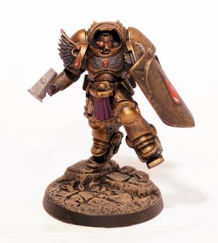 Blood Angels Primaris Captain with Jump Pack by Grim Factorum