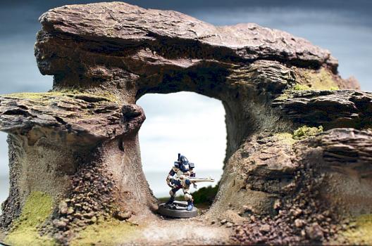 Hanging Natural Rock Bridge Hill by 3T Art