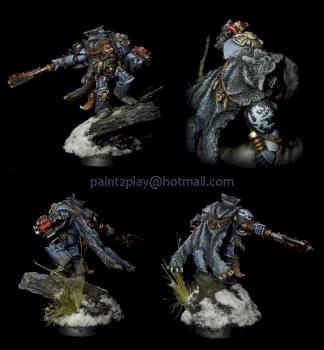 Logan Grimnar Space Wolves Lord by onei