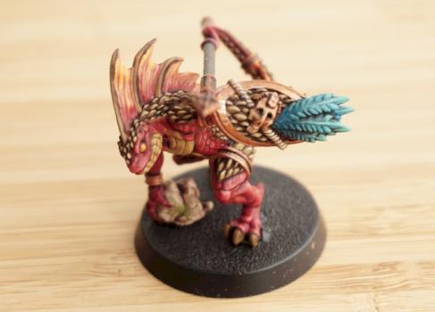 Skink with spear by Sov