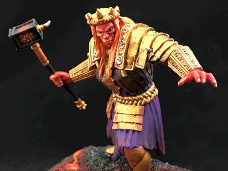 Fire Giant by WizKids by MuhtPaints