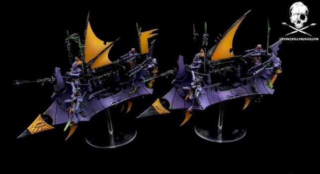 Violet Dark Eldars by Jolly Roger Studio