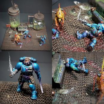 Little wh40k diorama by KLIKOKO