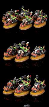 Orks Warbiker Mob by Dk suwit