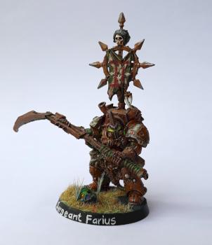 Sergant Farius - Typhus - Herald of the Plague God by Christopherus Banner