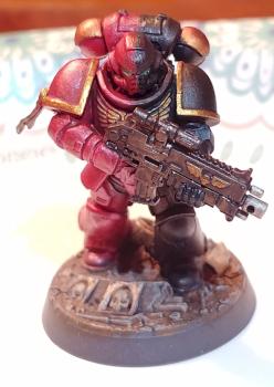 Blood Sanguine Space Marine by Dark Trainer