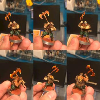Miniature of me in barbarian style by IreMoon