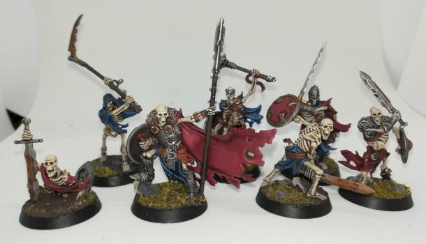 Sepulchral Guard Skeletons by thereisnoname