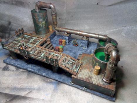 chemical plant by thecat