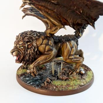Mierce Miniatures UNGEFELIC, MANTICHORA by thebloodedhorn