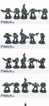 Damned Legionnaires Squad by MadFlyArtStudio