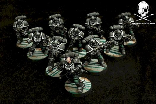 Black Dragon Space Marines by Jolly Roger Studio