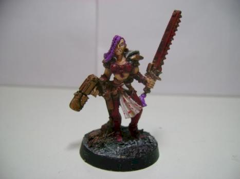 Escher Ganger with chainsword by shugiano