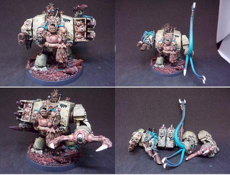 Nurgle Helbrute Conversion, Magnetized Weapons by InspiredOgreStudio