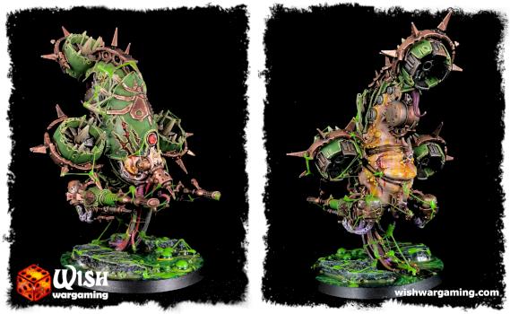 Death Guard Foetid Bloat-drone by Wish Wargaming