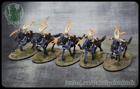 Dark Elves Doomfire Warlocks by Ygritte