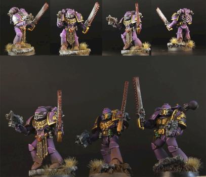 Space Marine Emperor's Children by Andrzej