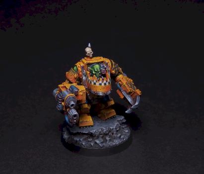 Ork nob in mega armour by AsyLum