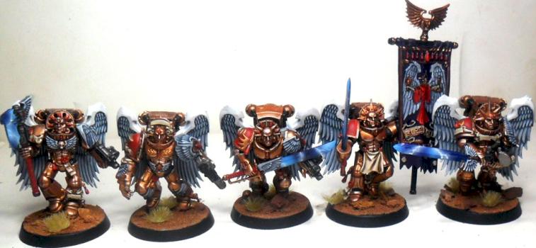 Blood Angels sanguinary guard by baddruck