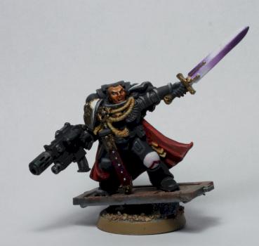Black Templar Cap'tain by Tarkam