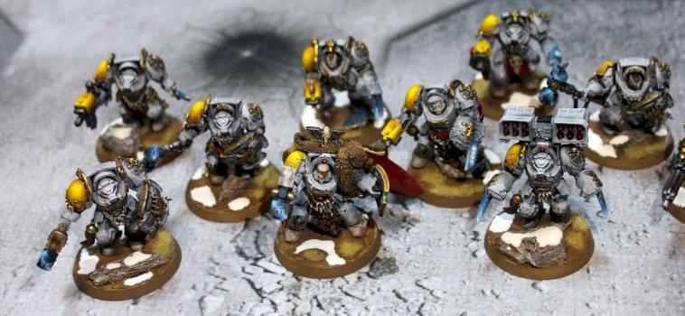 Space Wolves Wolf Guard terminators by Shweeble