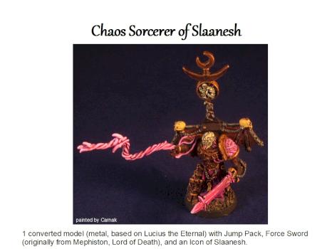 Chaos Sorcerer of Slaanesh by Carnak