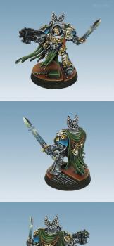 Blood Angels Space Hulk Terminator Sergeant Lorenzo by aurelio
