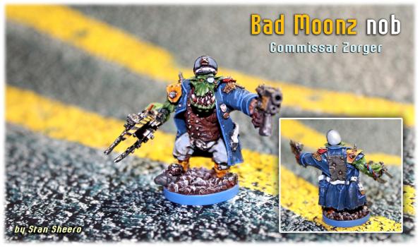 Ork Commisar by Venoise