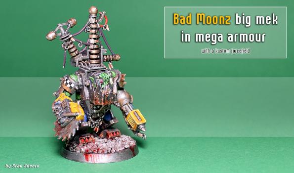 Big Mek in mega armour (with forcefield) 2 by Venoise