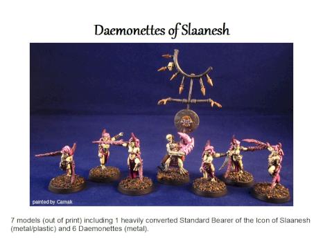 Daemonettes of Slaanesh by Carnak