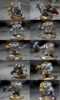 Space wolves Wolf Guard terminators by Shweeble
