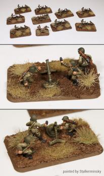Flames of war Soviet Mortar Company by stalkerminsky