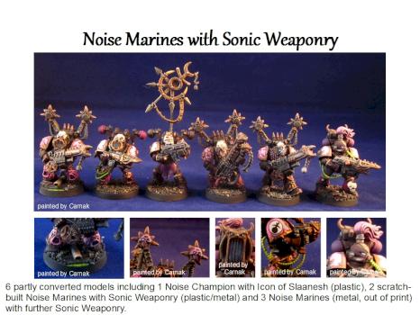 Noise Marines with Sonic Weaponry by Carnak