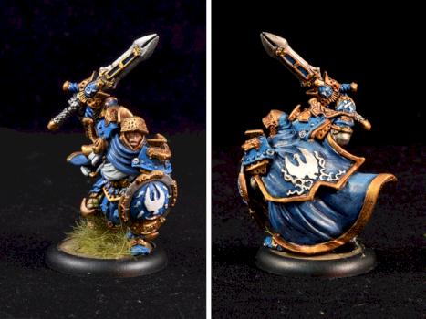 Cygnar Stormblade Captain by SpeccyAU