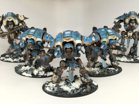 Warhammer 40k Imperial Knight Army of House Feardraken by Daemonicon