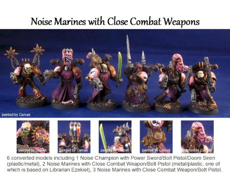 Noise Marines with Close Combat Weapons by Carnak