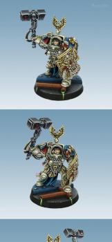 Blood Angels Space Hulk Terminator Sergeant Gideon by aurelio