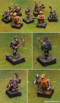 Mordheim Dwarven warband by stalkerminsky