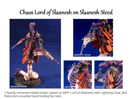 Lord of Chaos on Slaanesh Steed by Carnak