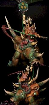 Morbidex Nurgle Lord on Maggoth by slawek