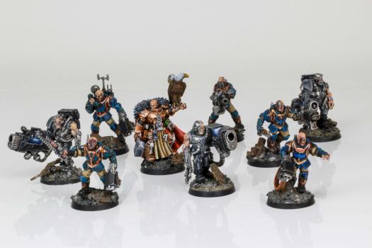 Inquisitor Coteaz warband by Moss