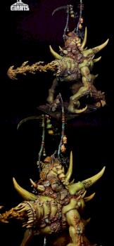 Bloab Nurgle Lord on Maggoth by slawek