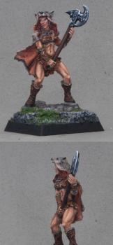 Kyrie, Female Barbarian by CocoRohan