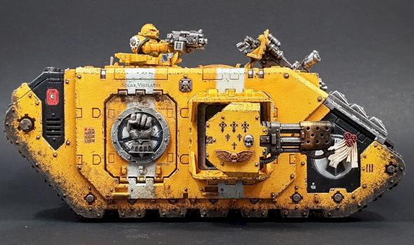 Imperial Fists Land Raider Crusder by imperial_tank_studio